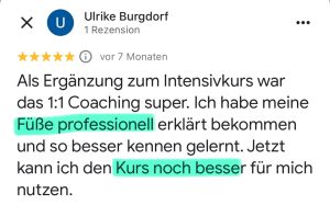 Google Testimonial Intensivkurs Funktionelle Fusstherapie 03
