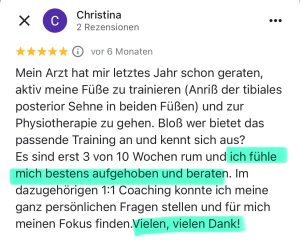 Google Testimonial Intensivkurs Funktionelle Fusstherapie 05