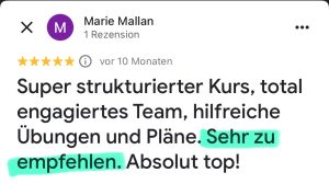 Google Testimonial Intensivkurs Funktionelle Fusstherapie 08