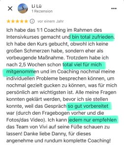 Google Testimonial Intensivkurs Funktionelle Fusstherapie 10