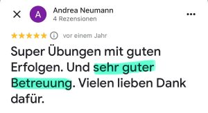 Google Testimonial Intensivkurs Funktionelle Fusstherapie 11